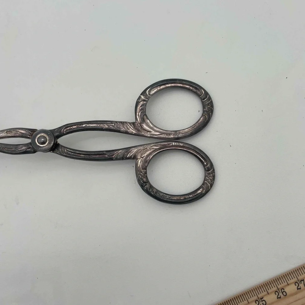 E.L. Silver Solingen Signed Made in Germany Pastry Sandwich scissor Tongs Server